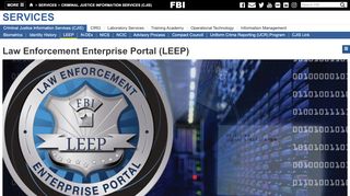 
                            6. Law Enforcement Enterprise Portal (LEEP) — FBI