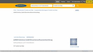 
                            6. ▷ LAWA Solutions GmbH Branchensoftwareentwicklung in Frankfurt ...