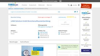 
                            7. ▷ LAWA Solutions GmbH Branchensoftwareentwicklung | Tel. (069 ...