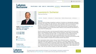 
                            12. Lawrence A. Sucharow - Labaton Sucharow