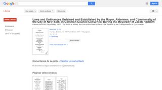 
                            7. Laws and Ordinances Ordained and Established by the Mayor, Aldermen, ...