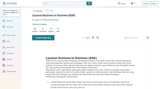 
                            8. Layanan Business to Business (B2B) - Scribd