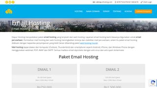 
                            6. Layanan Email Hosting Perusahaan | Mail Hosting - Dapur Hosting