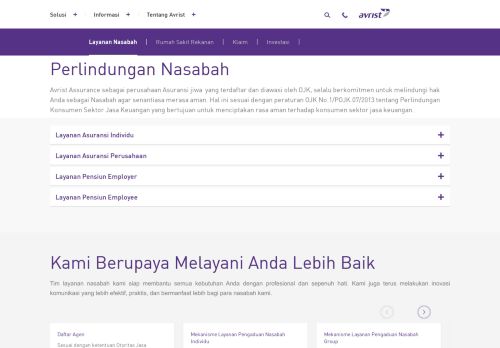 
                            1. Layanan Nasabah - Avrist
