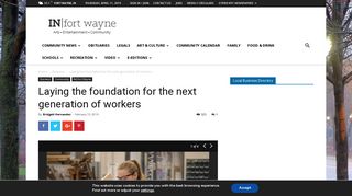 
                            8. Laying the foundation for the next generation of workers | IN|FortWayne