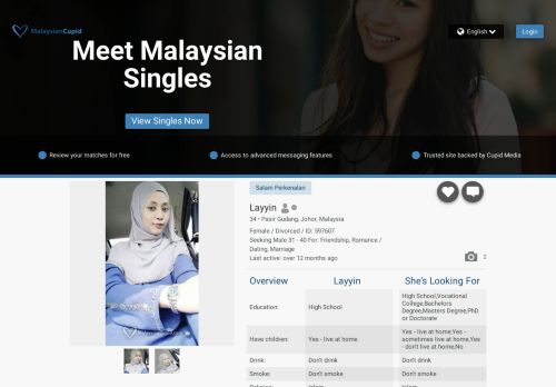 
                            13. Layyin / 30 / Female / Pasir Gudang, Johor, Malaysia ...