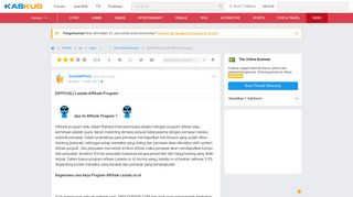 
                            4. Lazada Affiliate Program | KASKUS
