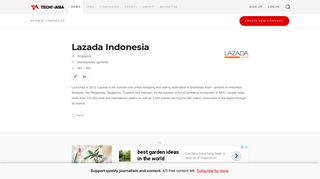 
                            11. Lazada Indonesia - Tech in Asia