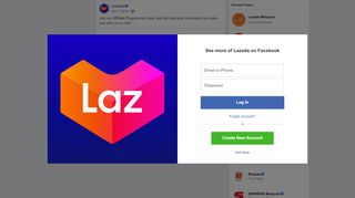 
                            6. Lazada - Join our Affiliate Programme today and start... | ...