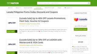 
                            9. ▷ LAZADA Promo Code Philippines ⇒ Hello 2019 Sale - TipidNation