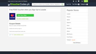 
                            5. Lazada promo - iVoucherCodes