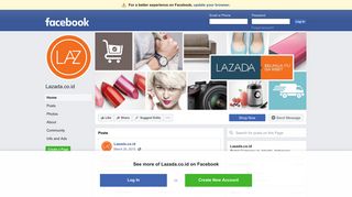 
                            10. Lazada.co.id - Home | Facebook