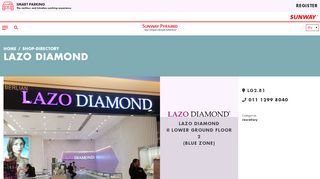 
                            9. Lazo Diamond - Shop View - Sunway Pyramid