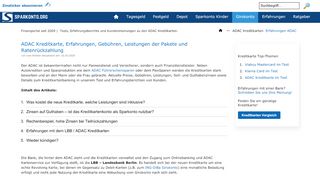 
                            8. LBB Kreditkarten vom ADAC – Banking und Gebühren - Sparkonto.org