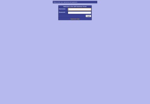 
                            2. LBR Volunteer Portal - Login