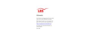 
                            1. LBS Online-Vertragsauskunft - Service