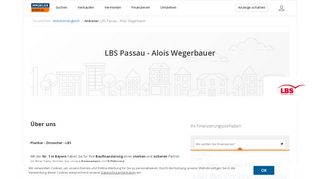 
                            5. LBS Passau - Alois Wegerbauer - Baufinanzierung bei ...