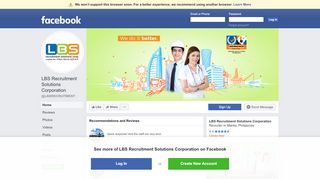 
                            5. LBS Recruitment Solutions Corporation - Home | Facebook