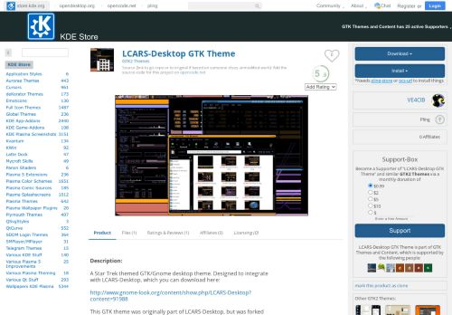 
                            11. LCARS-Desktop GTK Theme - store.kde.org