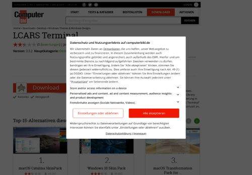 
                            5. LCARS Terminal 3.3.2 - Download - COMPUTER BILD