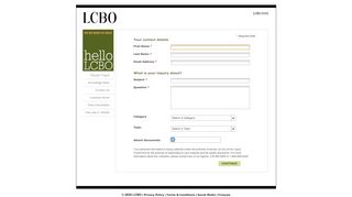 
                            4. LCBO Customer Service | Contact Us - helloLCBO