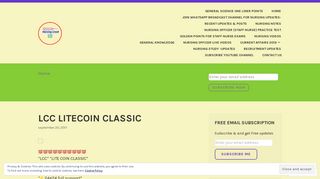 
                            2. LCC LITECOIN CLASSIC – EASY LEARNING - Nursing Officer