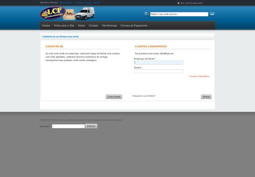 
                            4. LCF Cestas Login de Cliente