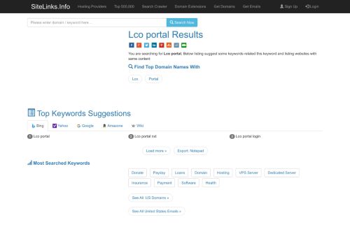 
                            9. Lco portal Results For Websites Listing - SiteLinks.Info