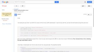 
                            4. LDAP authentication error - Google Groups