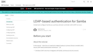 
                            5. LDAP-based authentication for Samba - IBM
