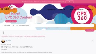 
                            9. LDAP groups in Remote Access VPN Rules | CheckMates