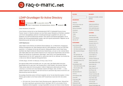 
                            5. LDAP-Grundlagen für Active Directory | faq-o-matic.net