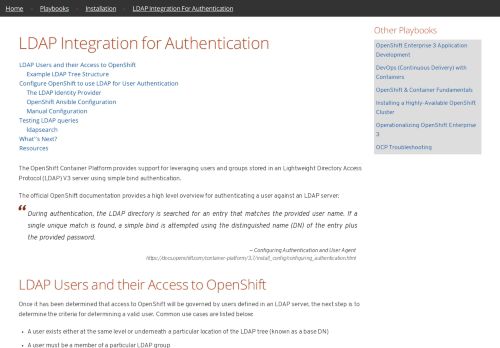 
                            4. LDAP Integration for Authentication