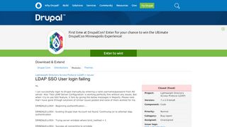 
                            4. LDAP SSO User login failing [#2655914] | Drupal.org