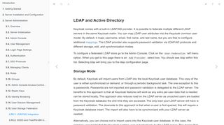 
                            12. LDAP/AD Integration | Keycloak Documentation