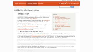 
                            12. LDAPClientAuthentication - Community Help Wiki - Ubuntu ...