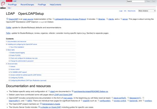 
                            4. LDAP/OpenLDAPSetup - Debian Wiki