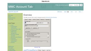 
                            6. Ldapwiki: MMC Account Tab