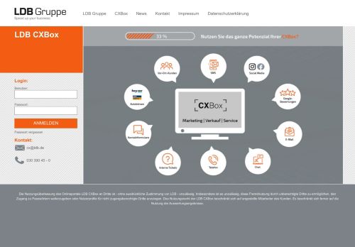 
                            1. LDB Gruppe - Anmeldung LDB CXBox - Das Onlineportal für Ihr ...