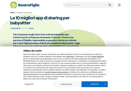 
                            10. Le 10 migliori app di sharing per babysitter - Nostrofiglio.it