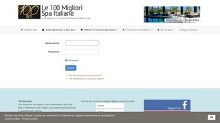 
                            8. Le 100 Migliori Spa Italiane - Login