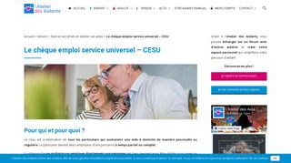 
                            10. Le chèque emploi service universel - CESU - L' Atelier des Aidants