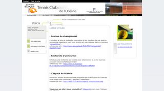 
                            9. Le club de Tennis de l'Océane - FFT