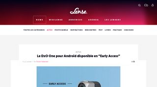 
                            7. Le DxO One pour Android disponible en “Early Access” | Lense