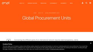 
                            5. Le Global Procurement Units - globalprocurement.enel.com