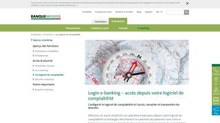 
                            9. Le login e-banking de la Banque Migros depuis votre logiciel de ...