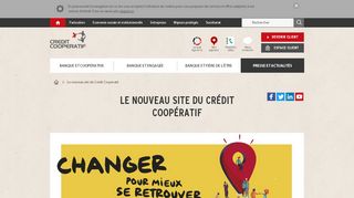 
                            4. Le nouveau site du Crédit Coopératif