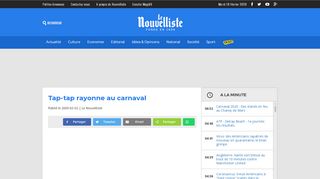 
                            13. Le Nouvelliste - Tap-tap rayonne au carnaval
