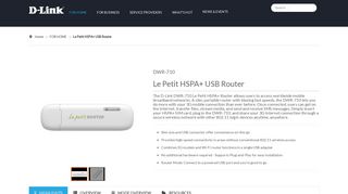 
                            12. Le Petit HSPA+ USB Router - D-link