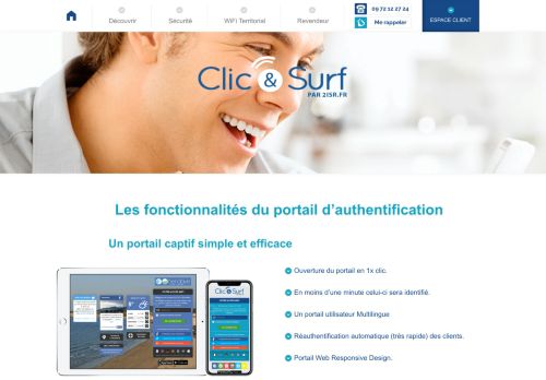 
                            2. Le portail d'authentification en détails - Clic & Surf par 2ISR